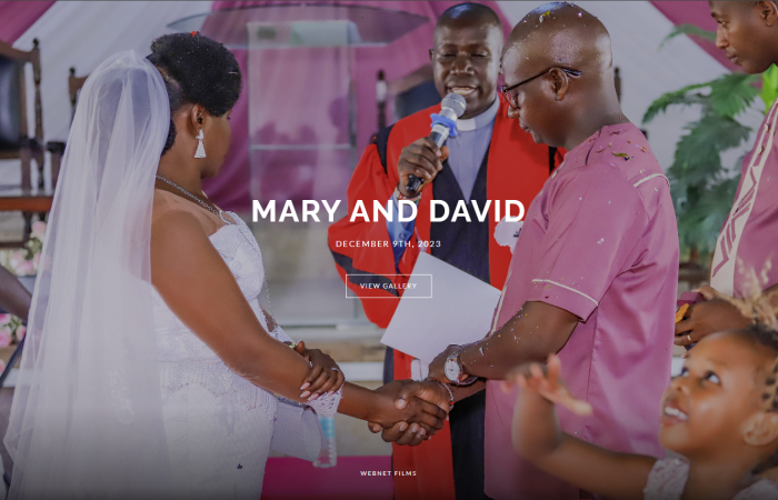 mary and david wedding - webnetfilms.com