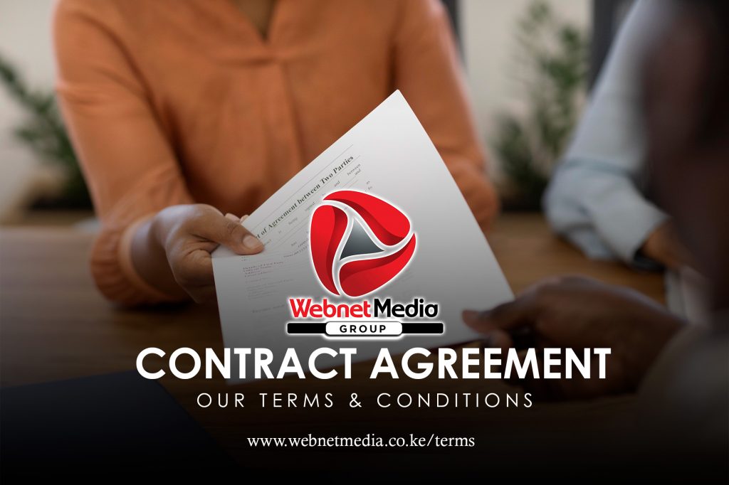 WEBNET MEDIA GROUP - Contract Agreement